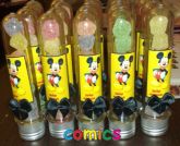 Tubetes Personalizados Mickey com bala de Goma