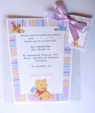 Convite 14x10cm Ursinho Pooh Baby